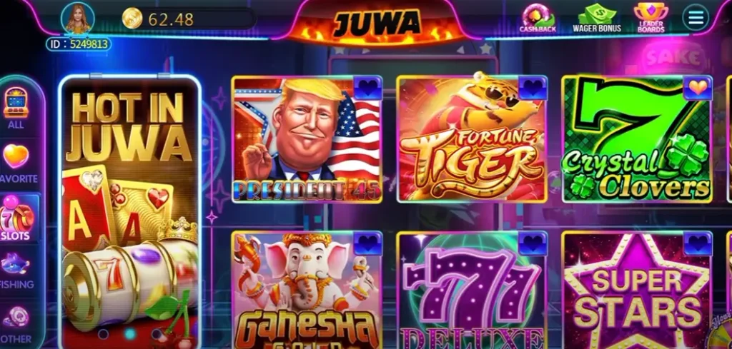 Games Available on Juwa 777